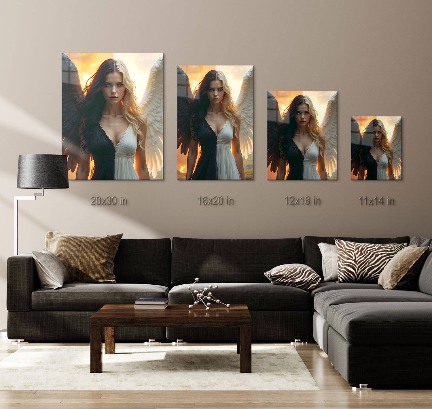 Set against a dramatic sky, the image evokes themes of inner conflict, harmony, and the ever-present tension between opposing elements in the universe. A true testament to the beauty found in contrast, "Eclipse of the Soul" invites the viewer to contemplate the balance within themselves