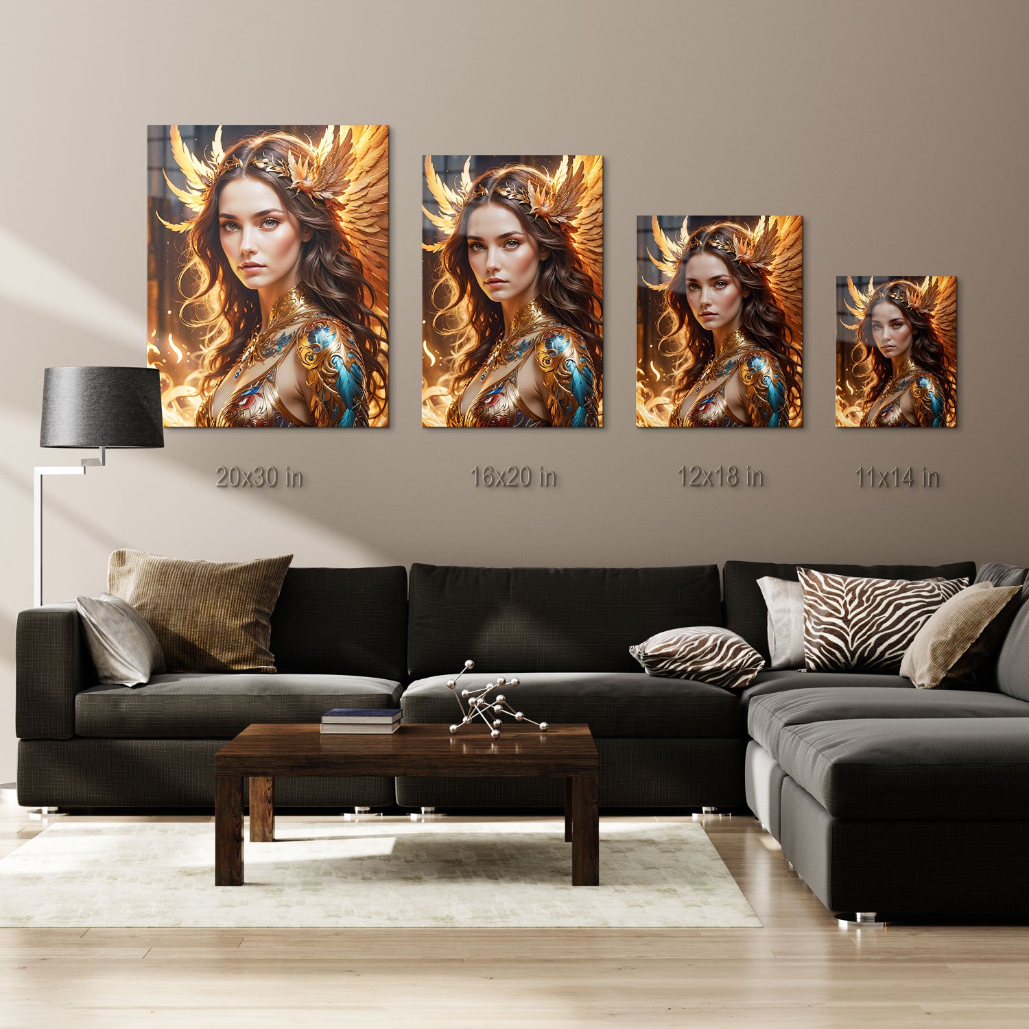 "Phoenix Empress" captures the essence of a leader reborn from the ashes, a beacon of hope and strength in a world illuminated by her inner fire.