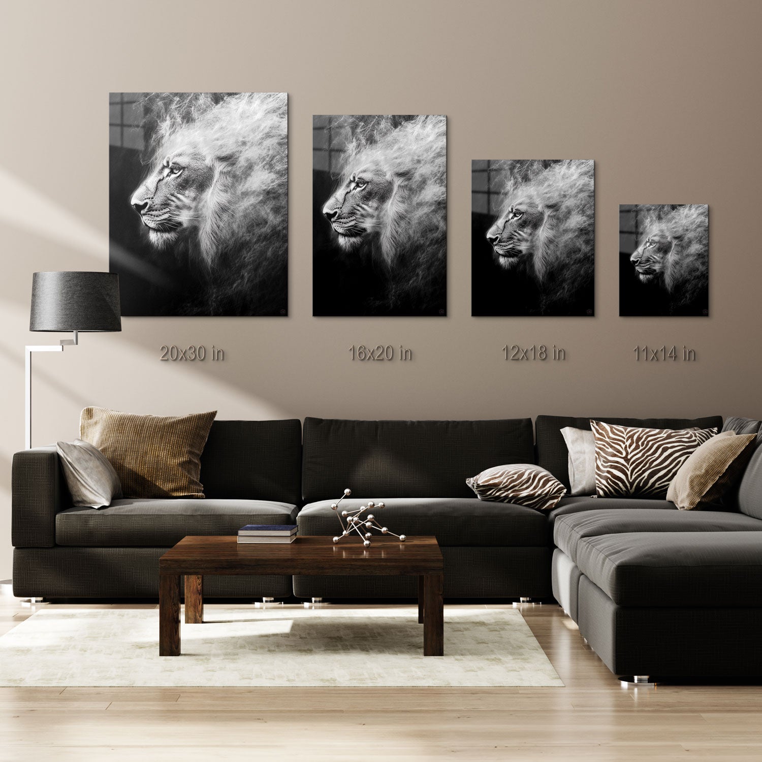 This artwork speaks to the balance between grace and dominance, capturing the enigmatic spirit of the wild. Perfect for those drawn to the power of nature and the quiet strength of the animal kingdom.