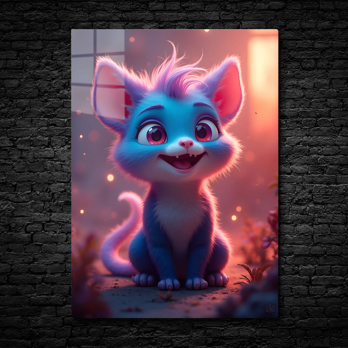 Sparkle Paws - Metal Print