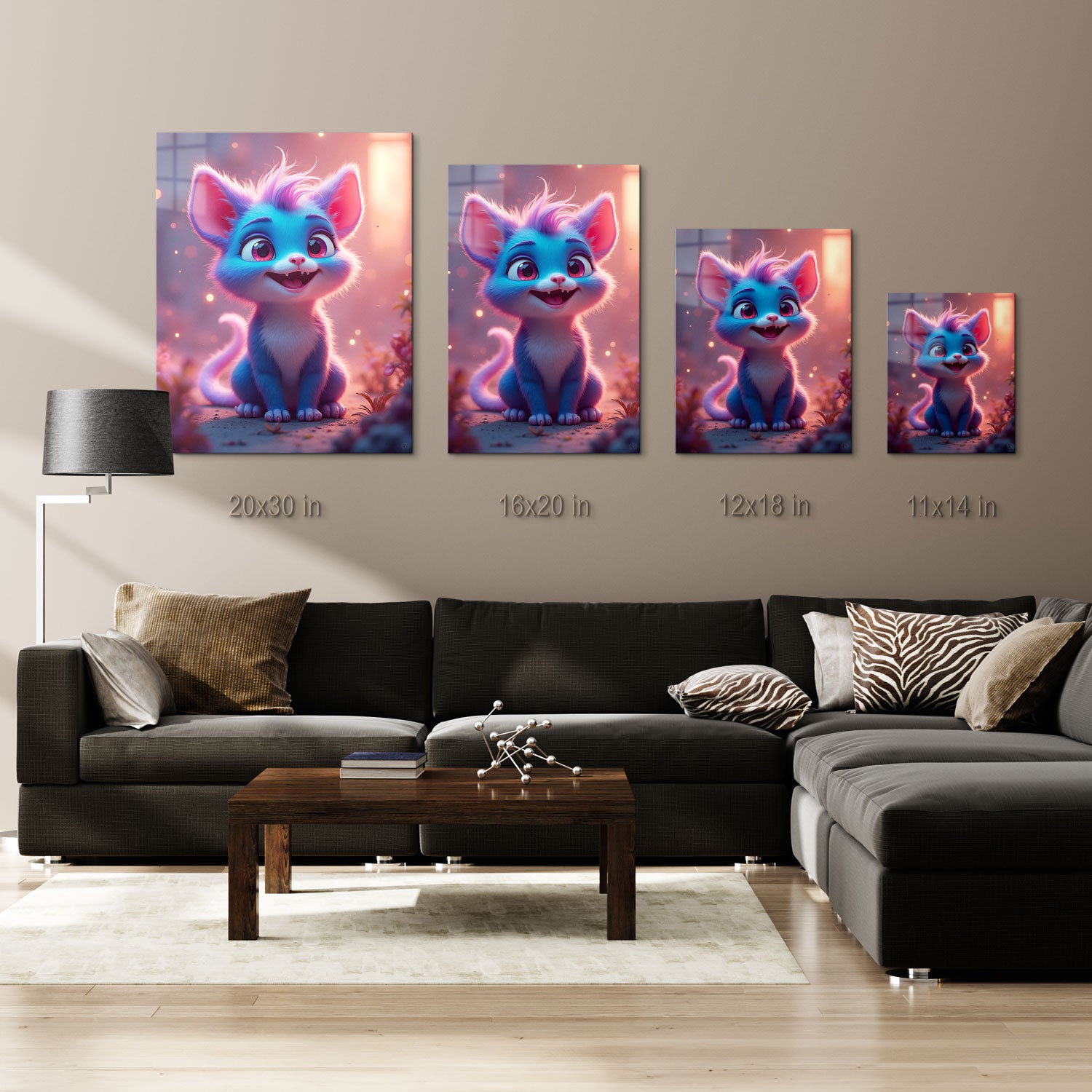 Its sparkling eyes and cute, toothy grin exude boundless energy and curiosity, making "Sparkle Paws" a heartwarming representation of pure happiness and the beauty of playful moments.