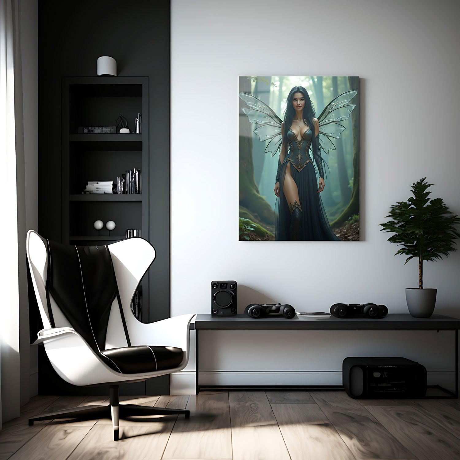 The Twilight Fairy - Metal Print