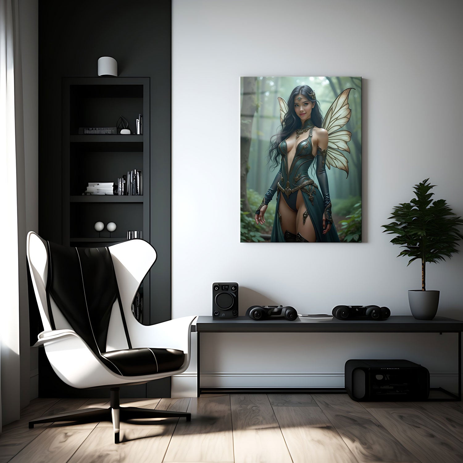 The Enchanted Forest Queen - Metal Print
