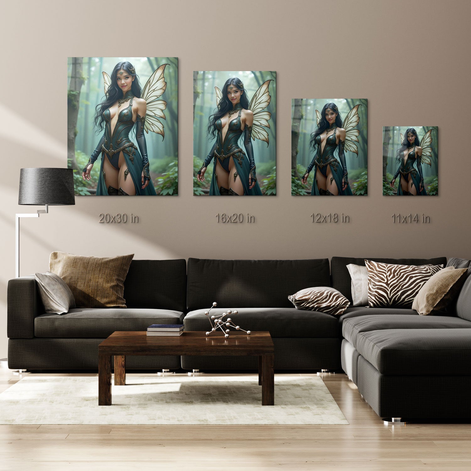 The Enchanted Forest Queen - Metal Print