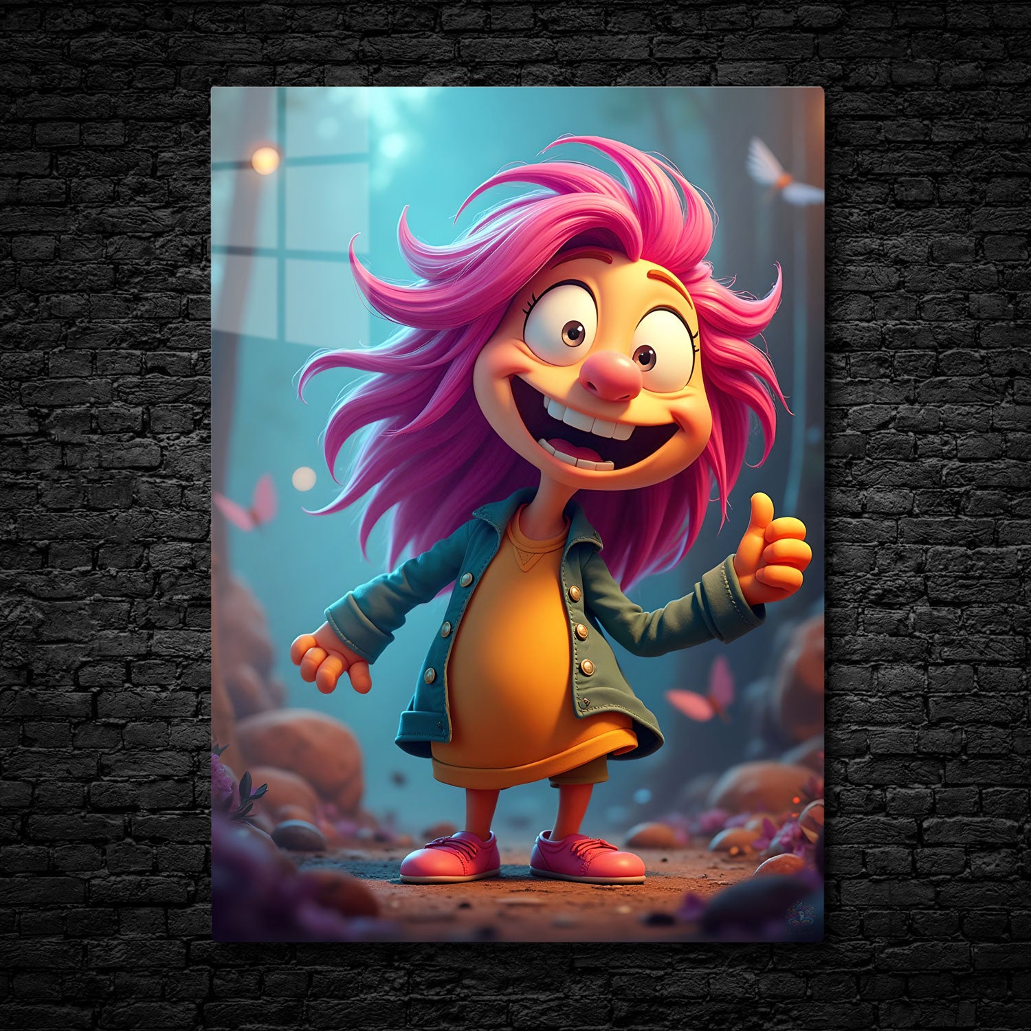 Ziggy Flutterheart - Metal Print