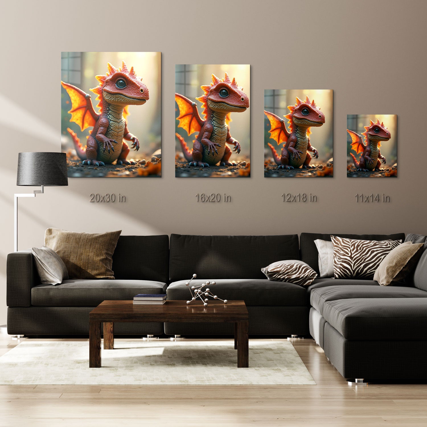 His tiny claws and bright wings give him the confidence to explore every corner of the enchanted forest.