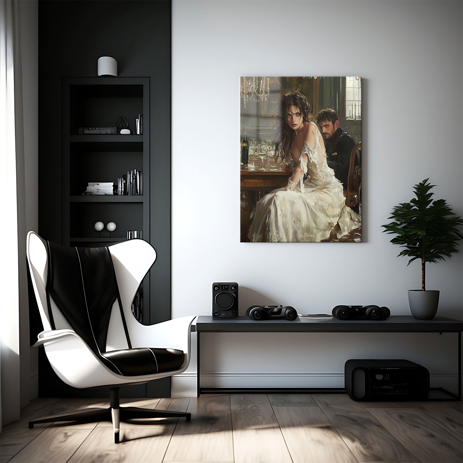 Tattered Elegance - Metal Print
