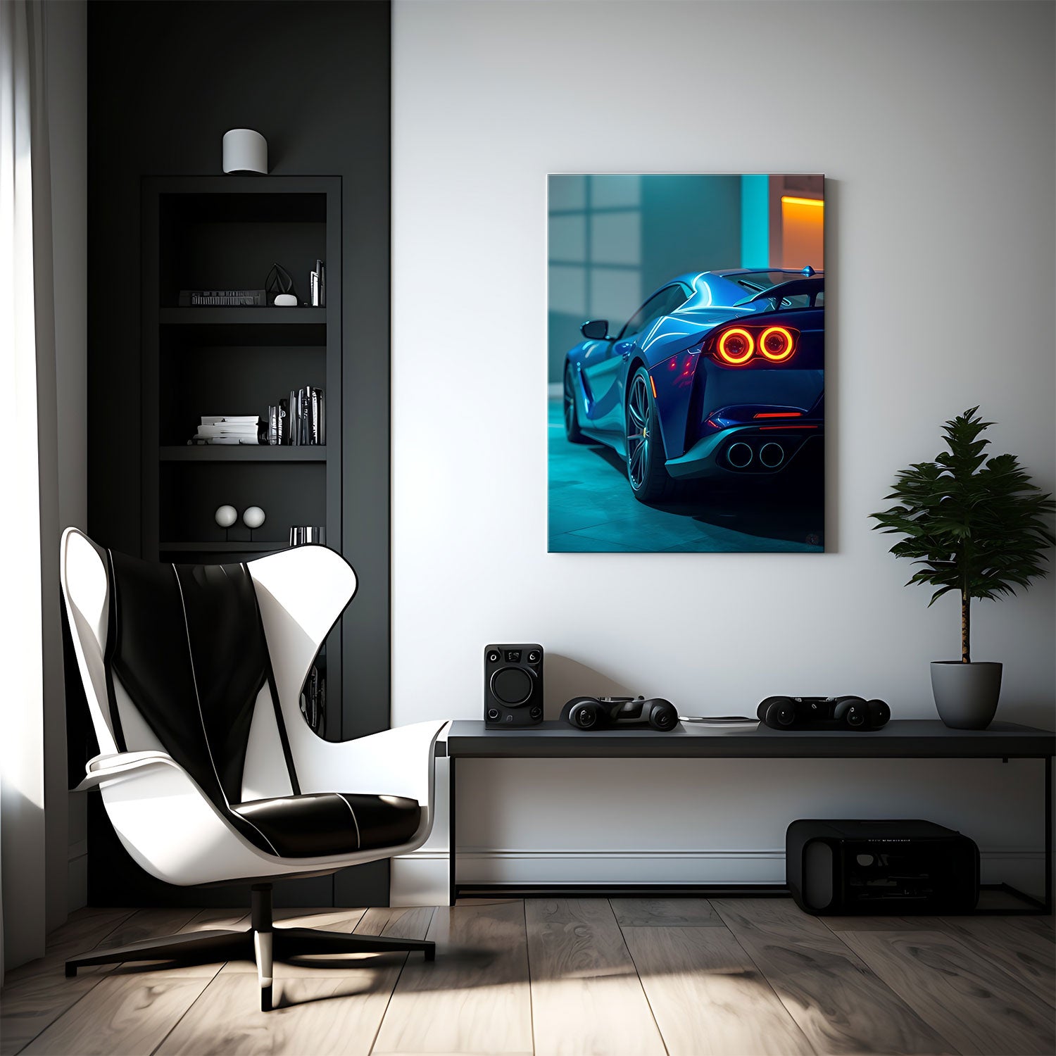 The sharp curves and aerodynamic lines suggest that this machine is built for performance, ready to dominate the open road.