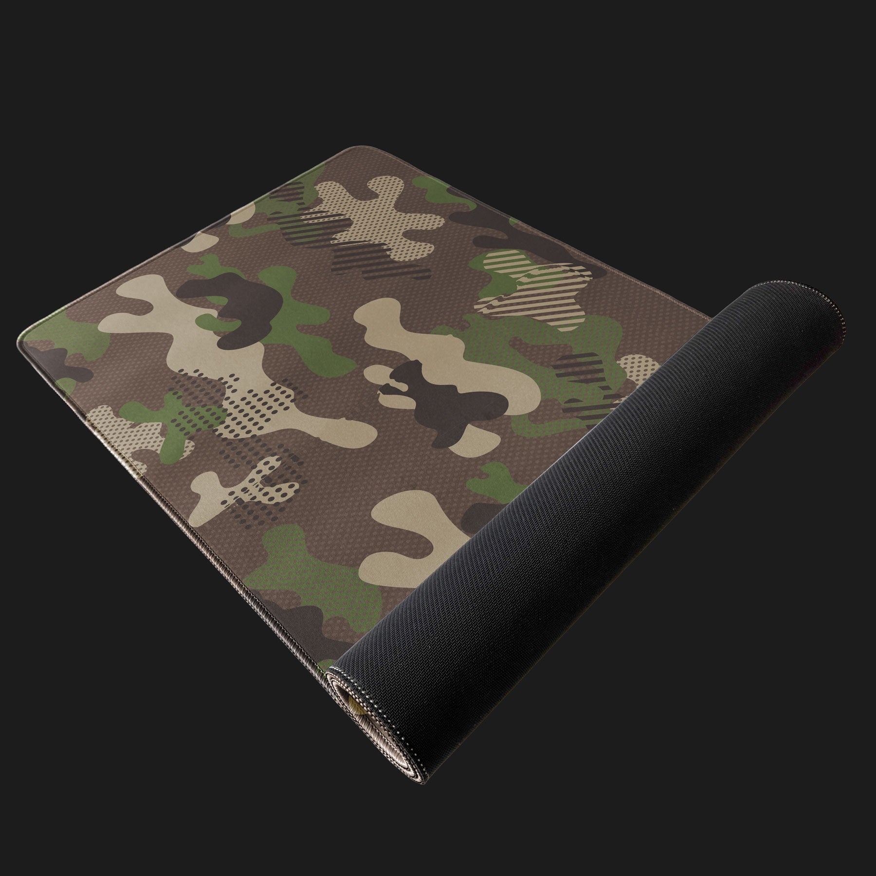 Large desk pad with army-inspired camo design
