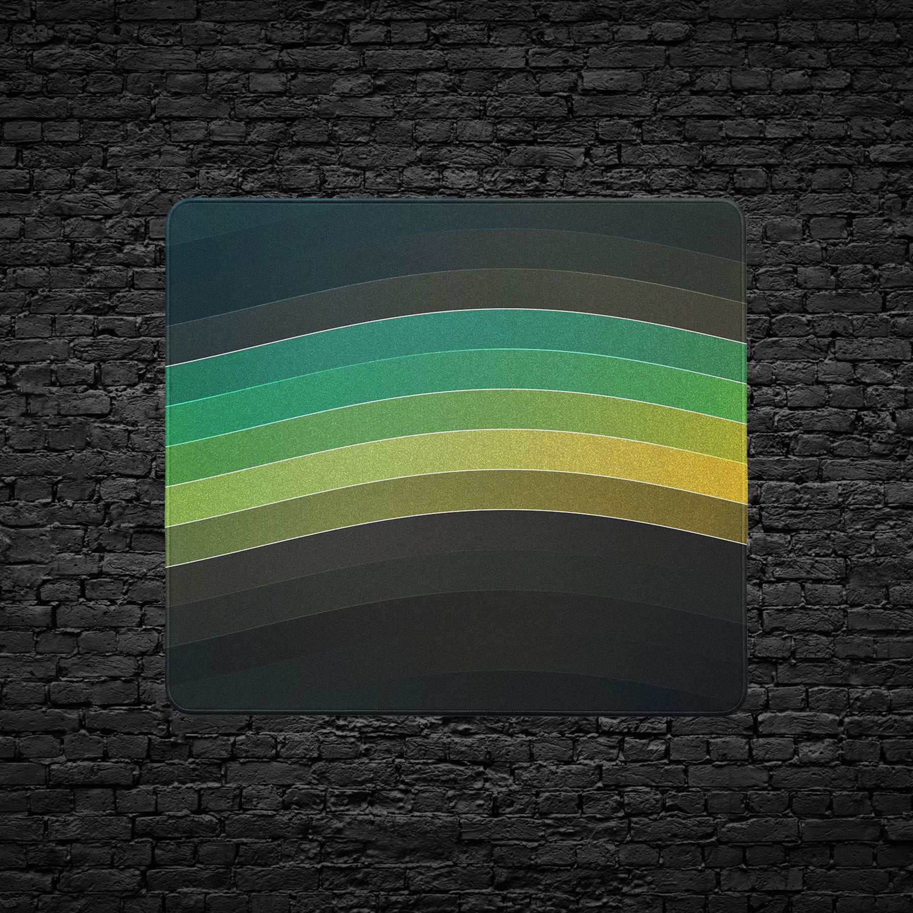 Contemporary flow design mouse pad for gaming and office use
