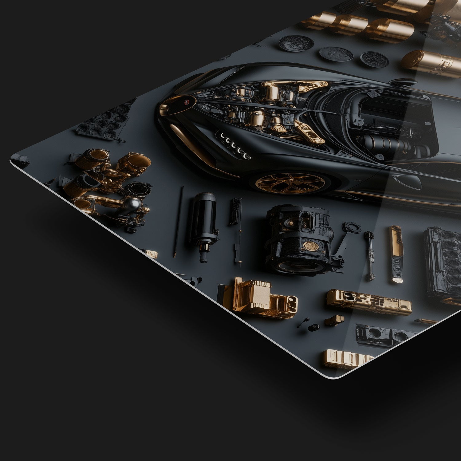 Engineering Precision - The Art of Bugatti | CRUART Metal Prints