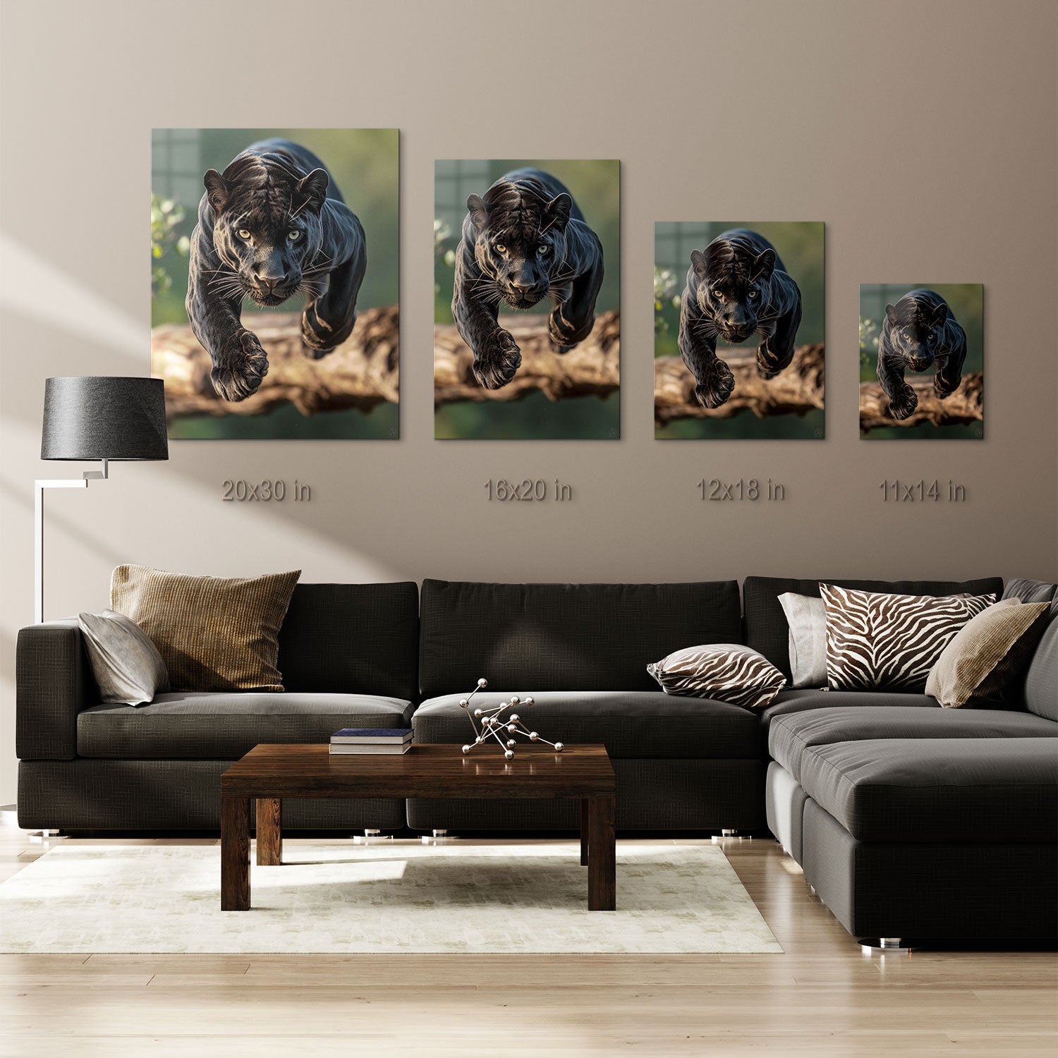 This dynamic image showcases the raw elegance and precision of a predator in motion.