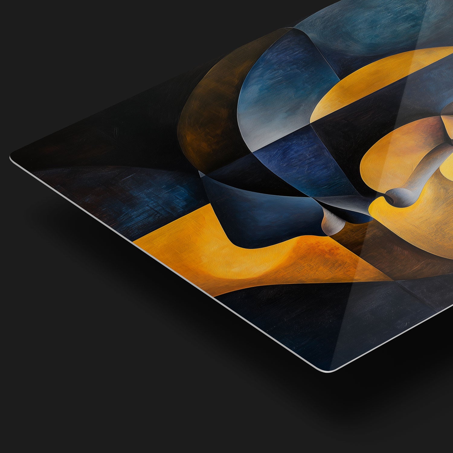 This piece invites viewers to reflect on the beauty of contrasts and the unity they create within the self.