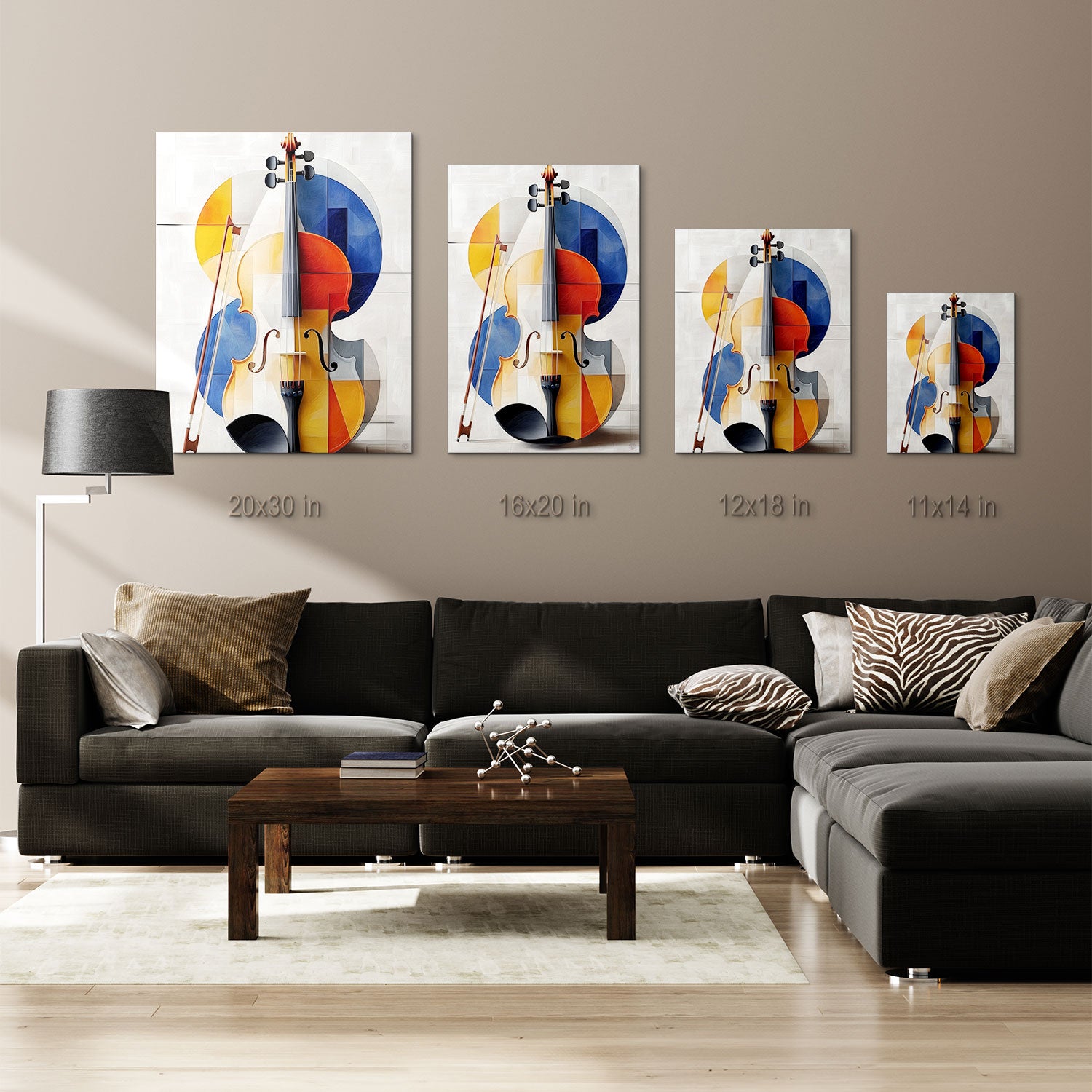 Perfect for music lovers and contemporary art enthusiasts alike- Metal Print Sizes