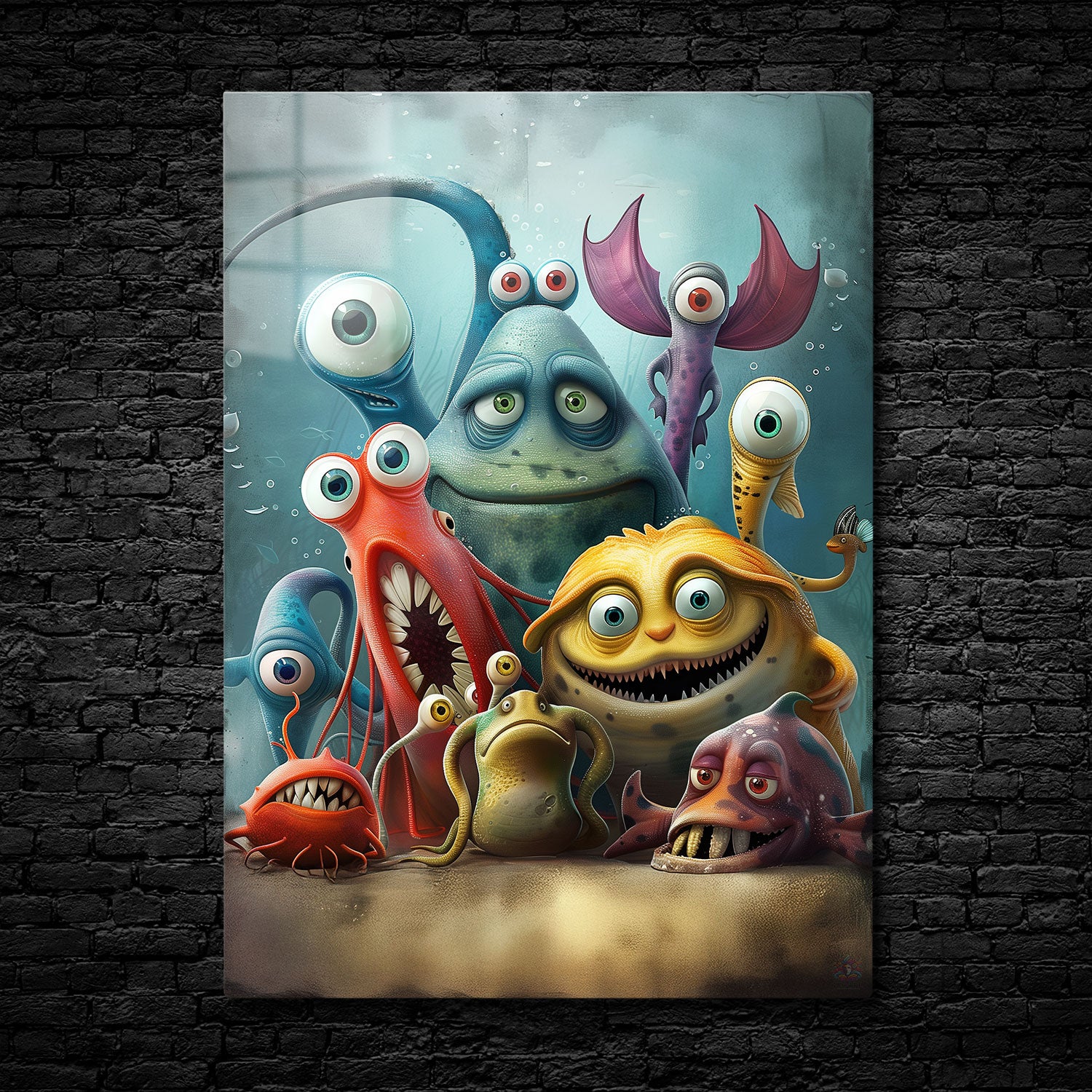Deep Sea Oddities Metal Print